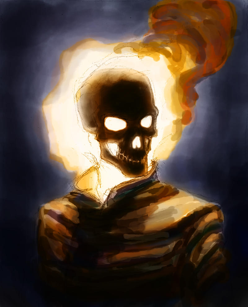 Ghost Rider Colour layout