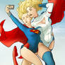Supergirl and Powergirl