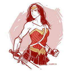 Gal Gadot Wonder Woman sketch