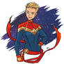 Captain Marvel Sketch