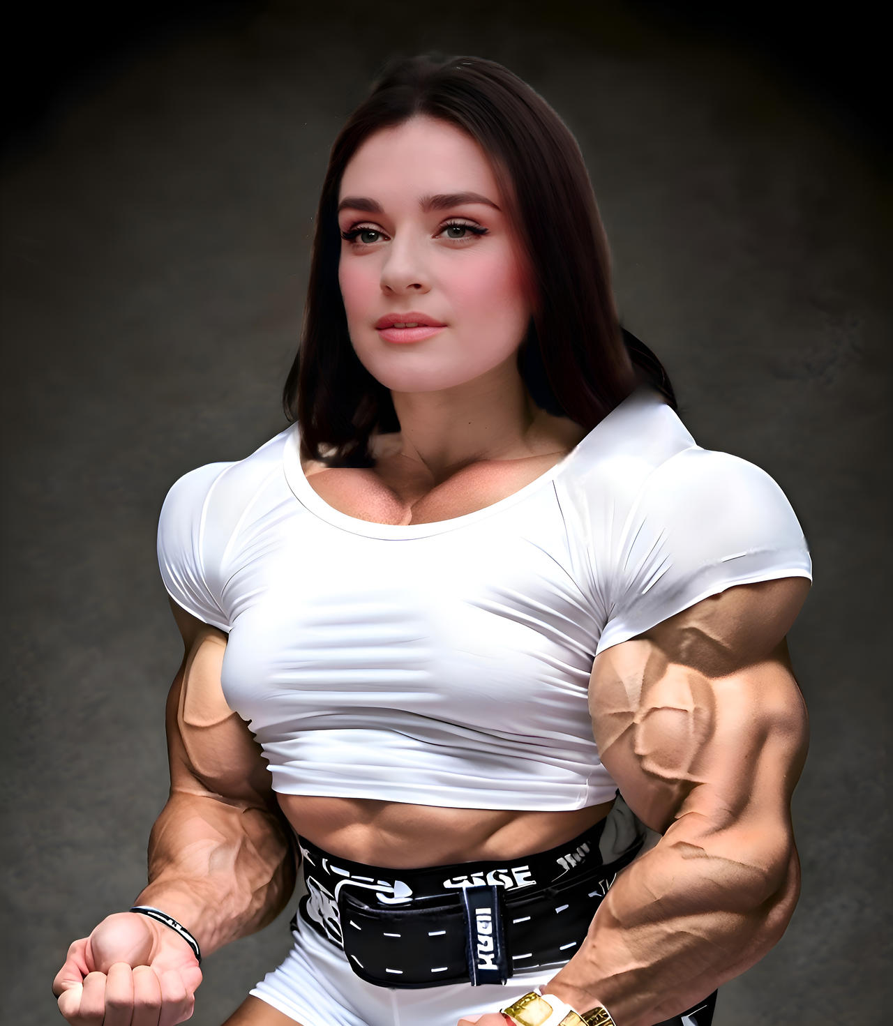 Paige Bulked Up by gluon124 on DeviantArt