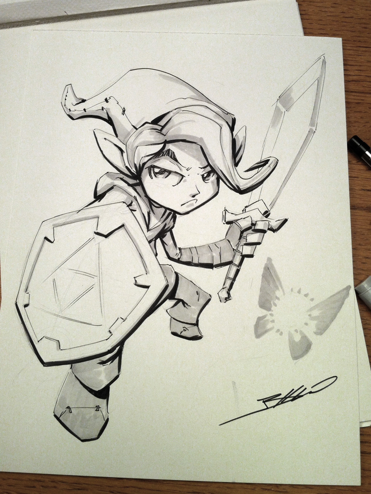 Link sketch practice