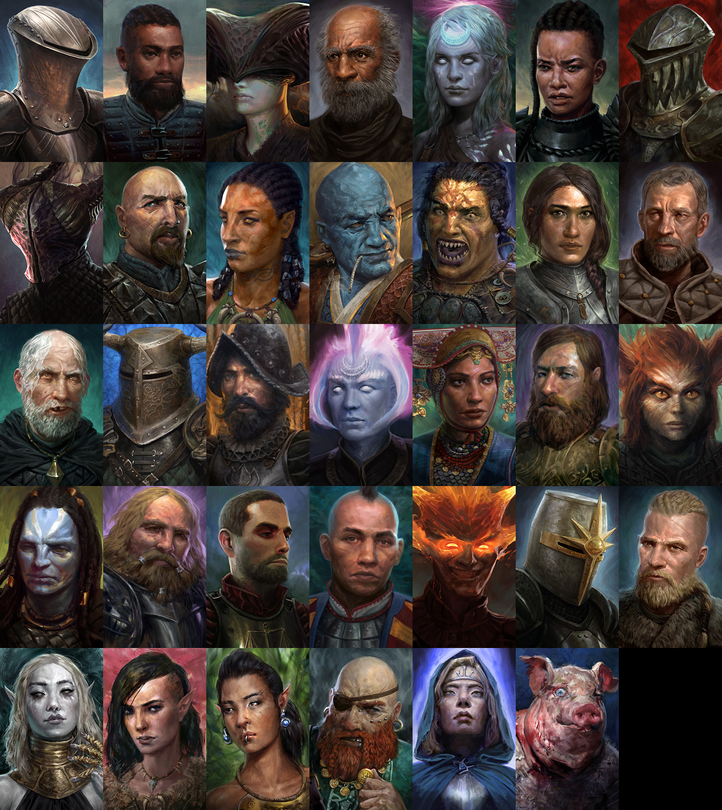 Pillars Of Eternity Portraits By Jasonseow On DeviantArt pillars-of-eternity-portraits-by-jasonseow-on-deviantart