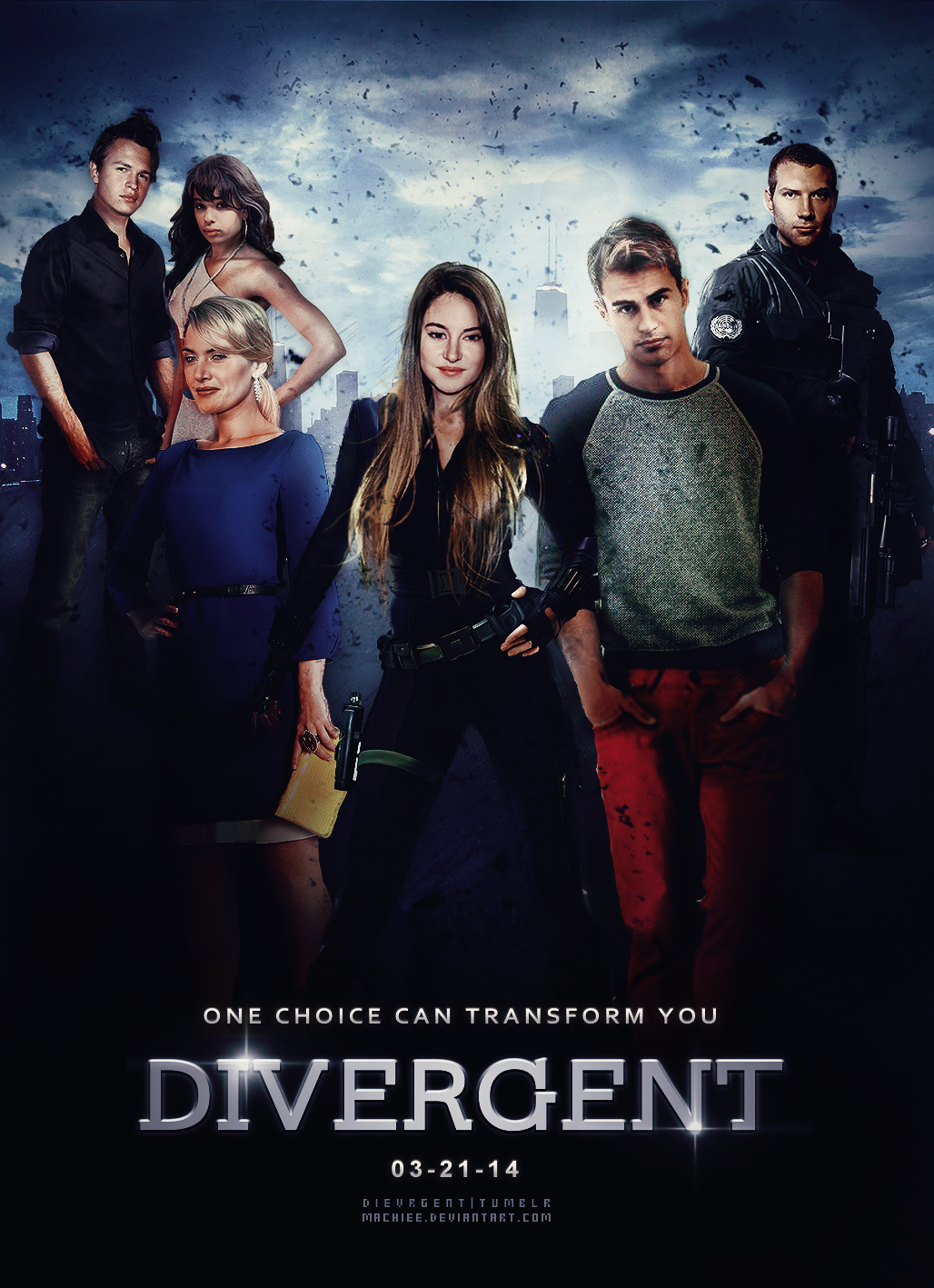 divergent dvd poster