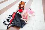 Lady Cow-Wow and calf by KarinChan1206