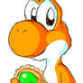 An orange Yoshi