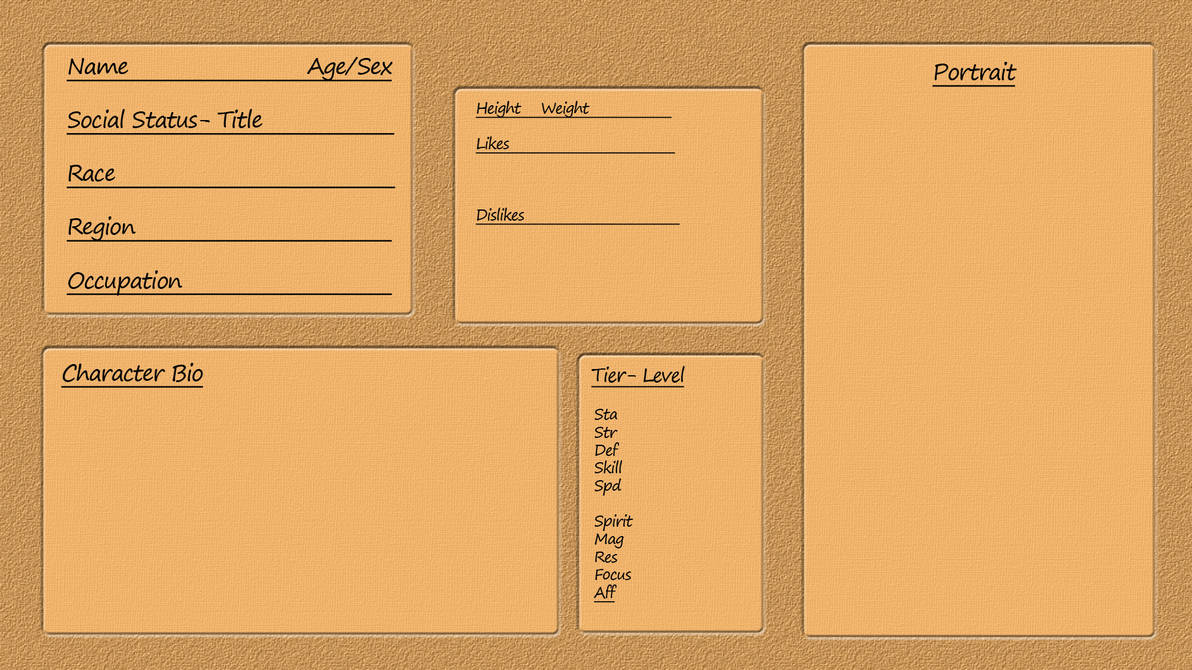 Character Template by pro-jou on DeviantArt