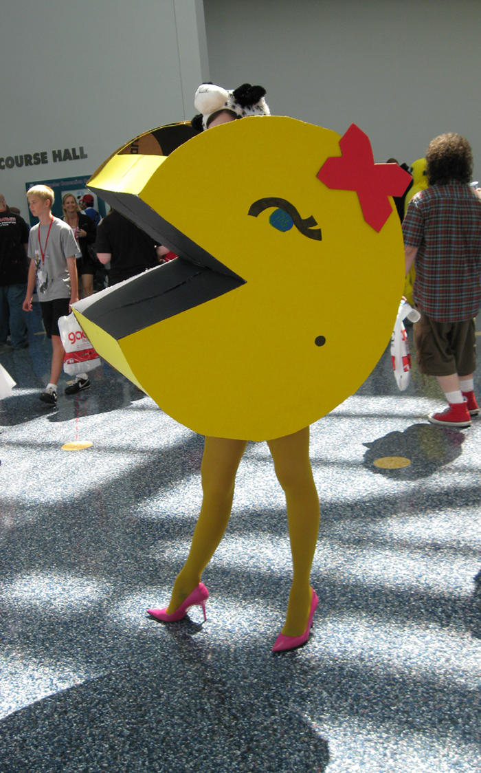 Ms. Pac-Man by moonymonster on DeviantArt