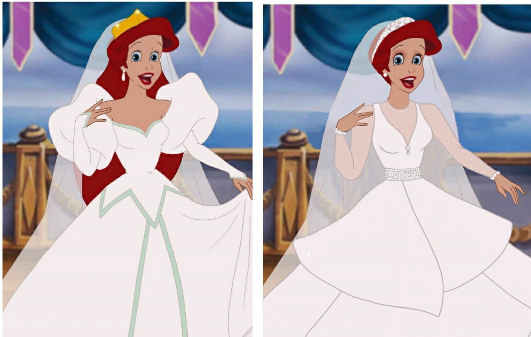 Ariel in Wedding Dress Design dress up game