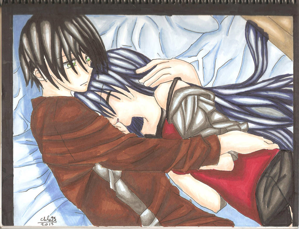 Anime Couple Cuddling in Bed by Borderliningsanity on DeviantArt Anime Couple Cuddling in Bed by Borderliningsanity on DeviantArt
