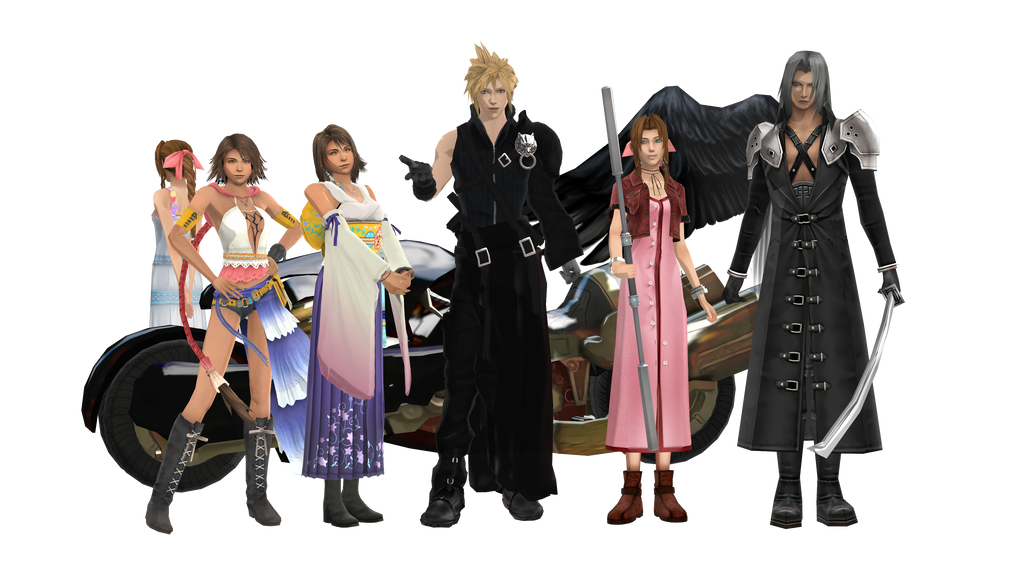 Final Fantasy HD MODEL PACK - UPDATE 1.1 by NipahMMD on DeviantArt