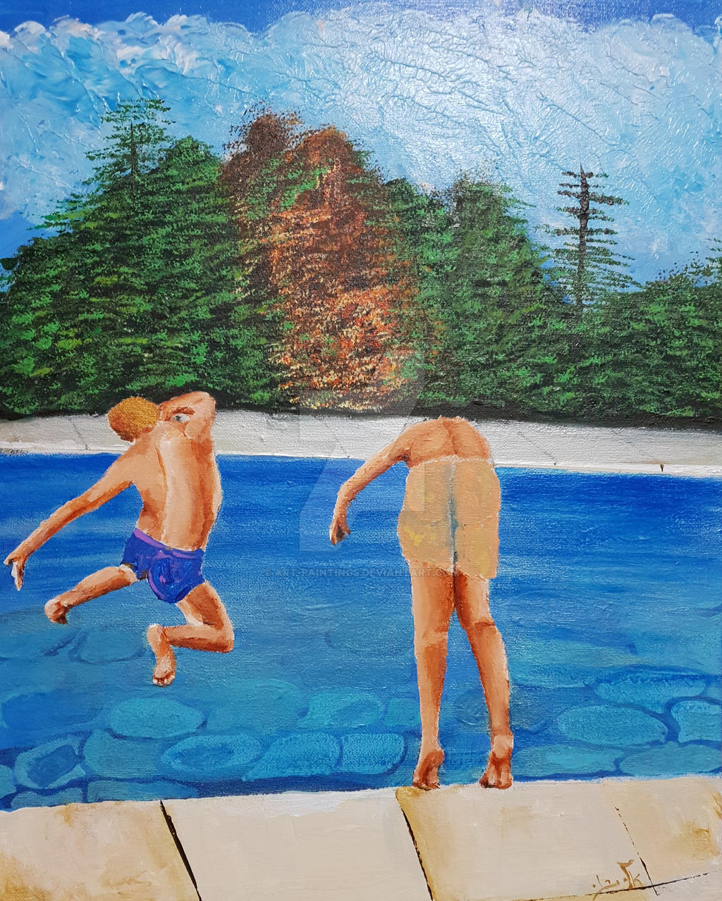 Homage to David Hockney