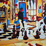 Floor Chess victory