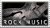 Rock music stamp
