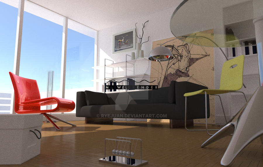 interior rendering by ryejuan on DeviantArt