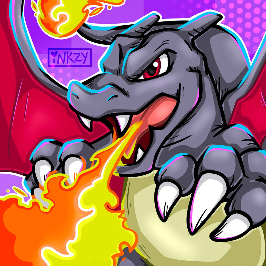 Shiny Charizard By Inkzystudios On DeviantArt shiny-charizard-by-inkzystudios-on-deviantart