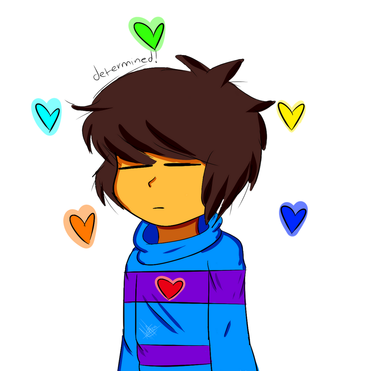 Frisk Sign Frisk Doodle by rainbowkittykawaii on DeviantArt
