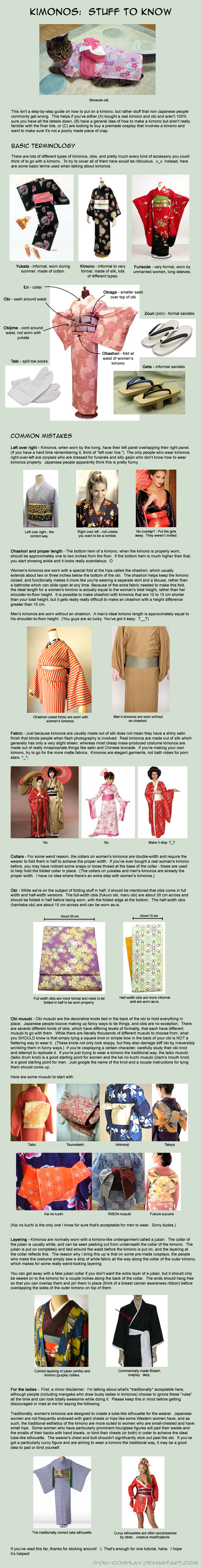 Kimonos: Stuff to Know by iyou-cosplay on DeviantArt