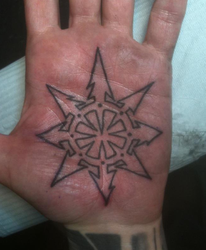 Star of Chaos Palm Tattoo by sirris on DeviantArt