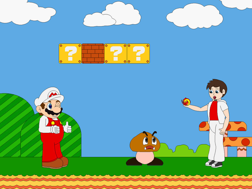 Fire With Mario by soniccrash101 on DeviantArt