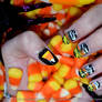 Candy Corn Nails 2016