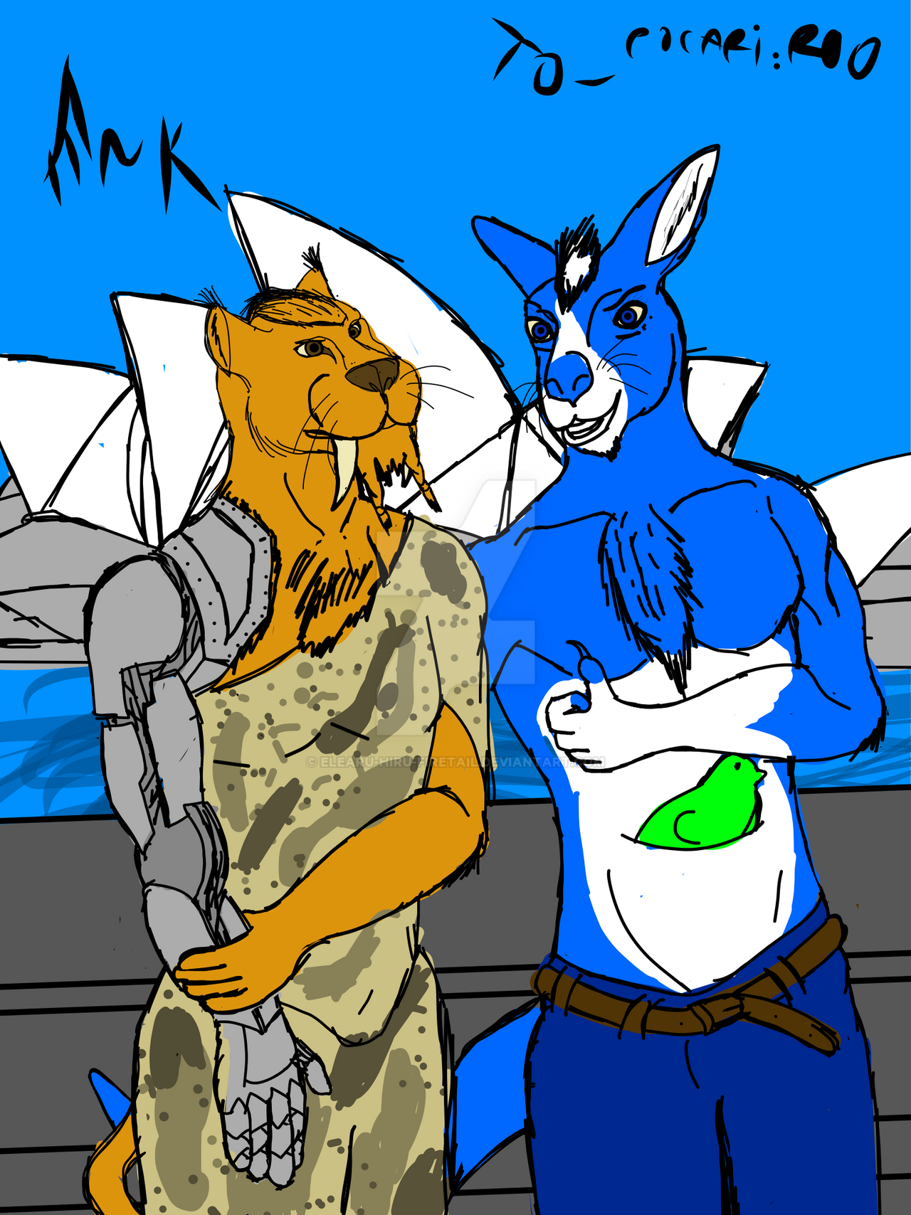 Ppcari Roo Pocari roo fan art by elearu-hiru-firetail on DeviantArt