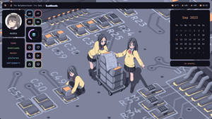 catppuccin for rainmeter