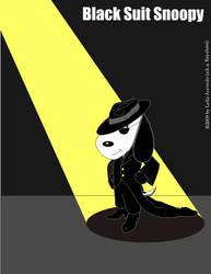 Black Suit Snoopy