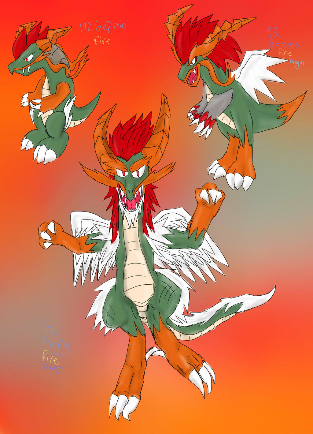 pokemon Trans. Met. dark version pokedex 192-194 by KurtisDefender on ...