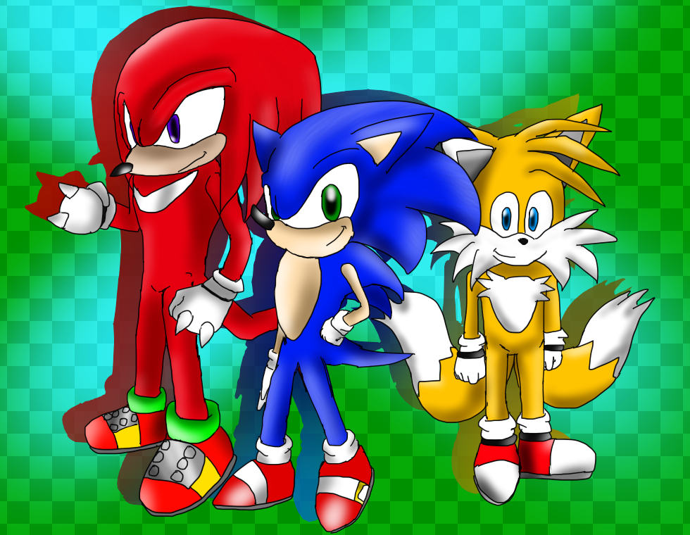 Sonic Tails Knuckles Amy Rose And Sky Lioness 2 By Yenne97 On Deviantart fr...