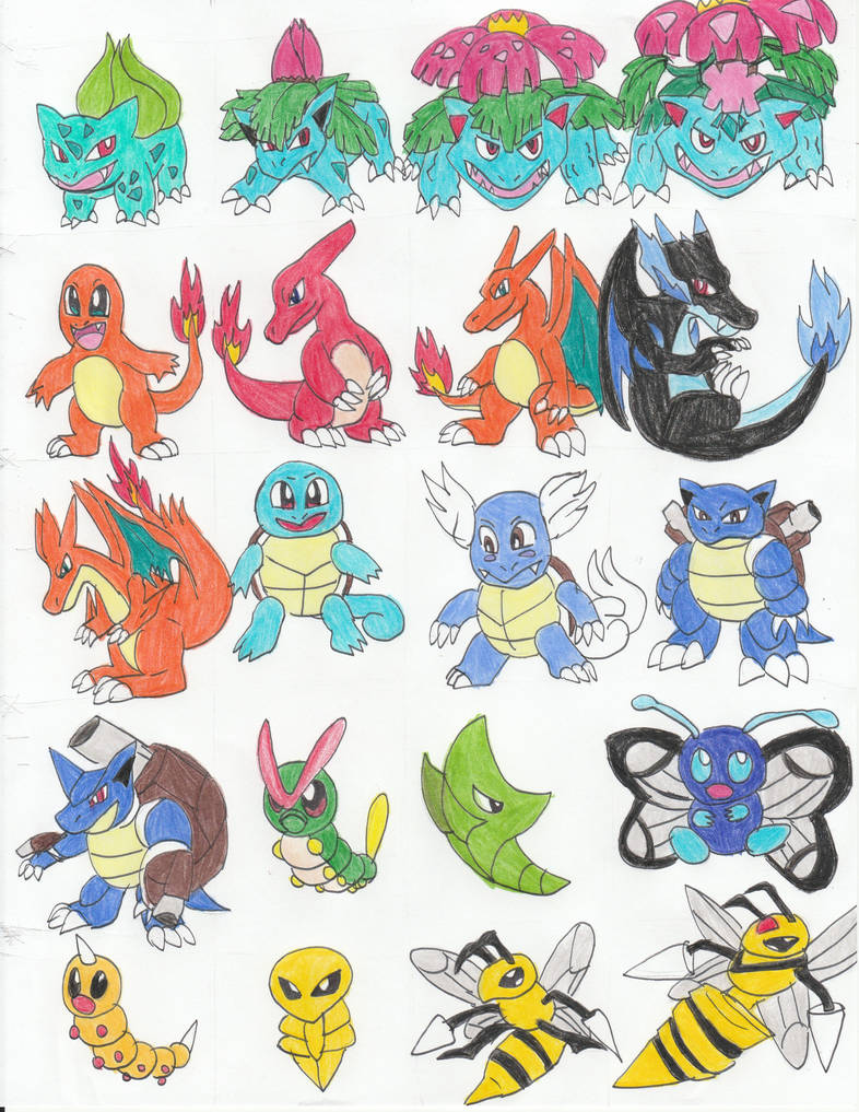 Pokemon by memory Gen 1 part1 by KurtisDefender on DeviantArt