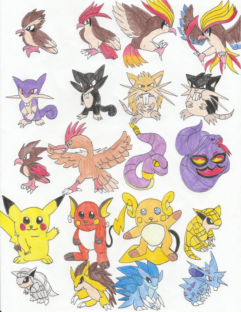 Pokemon by memory Gen 1 part2 by KurtisDefender on DeviantArt