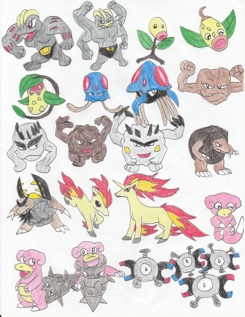 Pokemon by memory Gen 1 part5 by KurtisDefender on DeviantArt