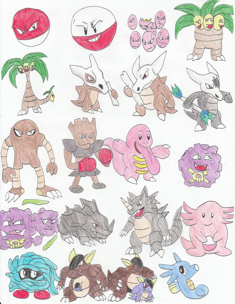 Pokemon by memory Gen 1 part7 by KurtisDefender on DeviantArt