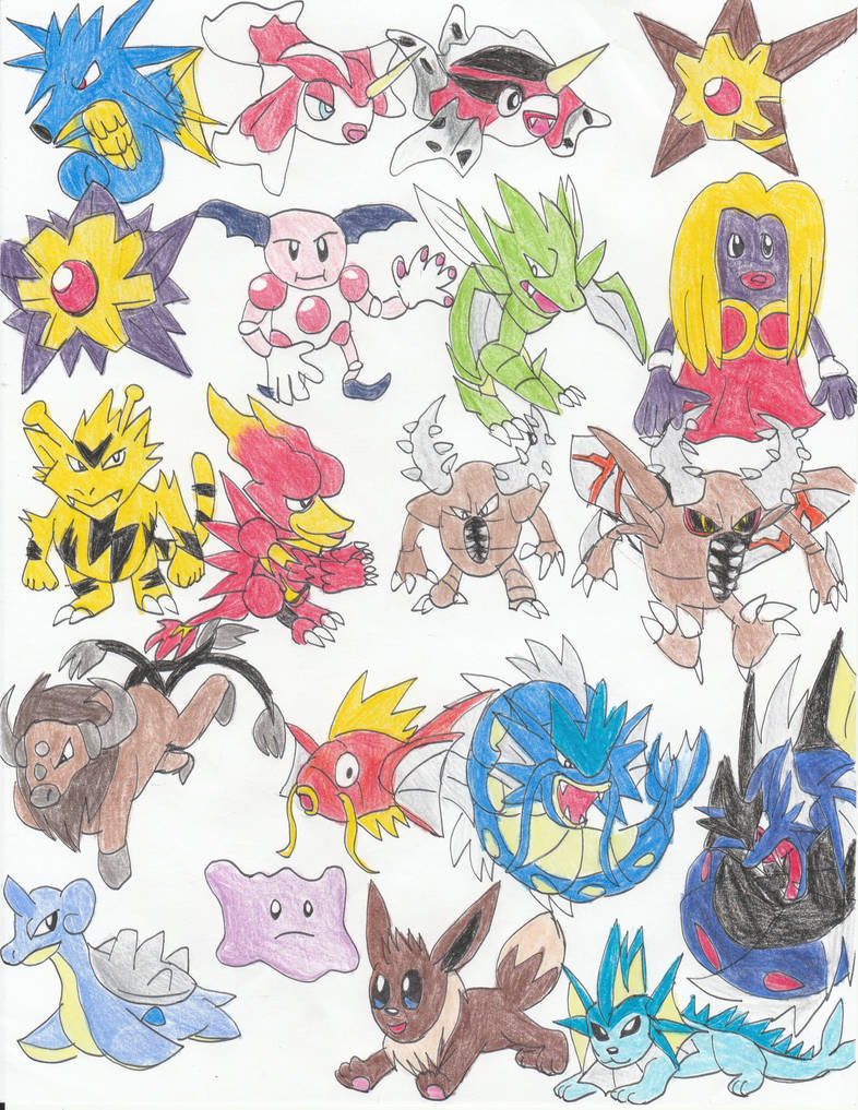 Pokemon by memory Gen 1 part8 by KurtisDefender on DeviantArt