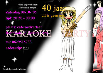 karaoke party invitation