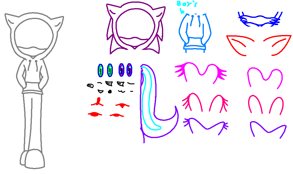 Sonic Oc Base Rabbit sonic character base by Lyrexios on DeviantArt