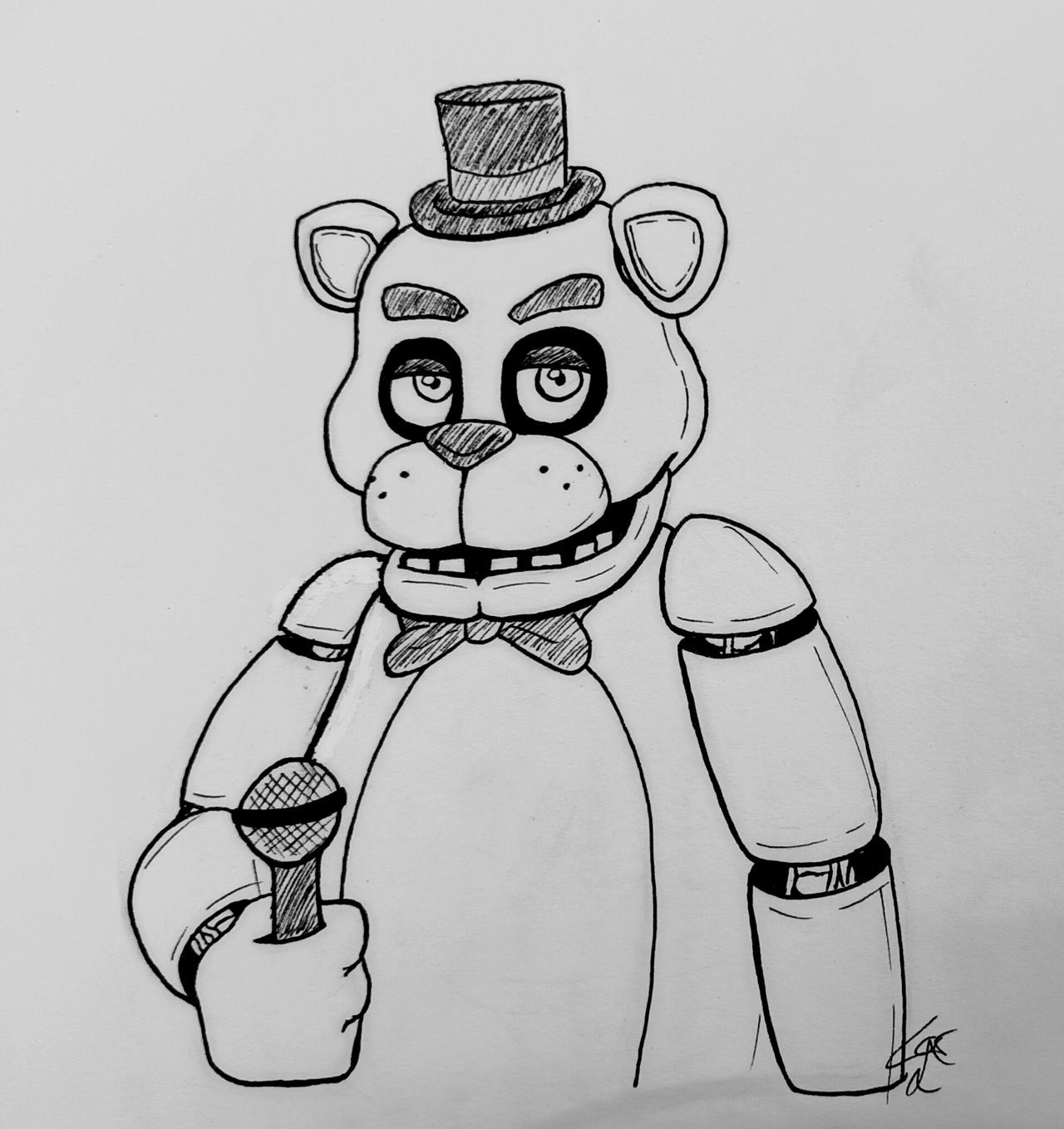 Freddy Fazbear FAN ART TRAD By Lyrexios On DeviantArt freddy-fazbear-fan-art-trad-by-lyrexios-on-deviantart