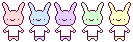 bunny t-shirt bases