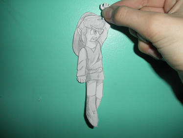 Blue Link paper cut-out