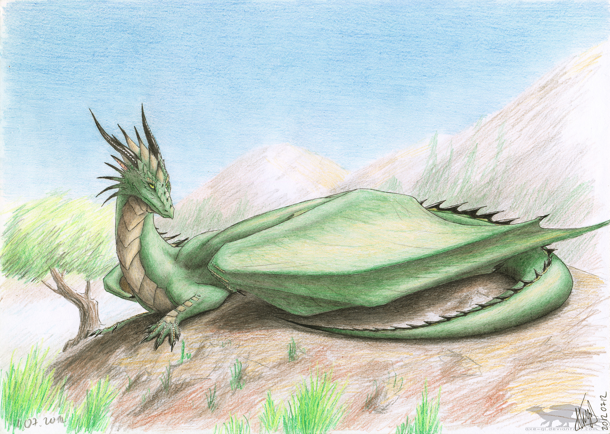 120712 green random dragon