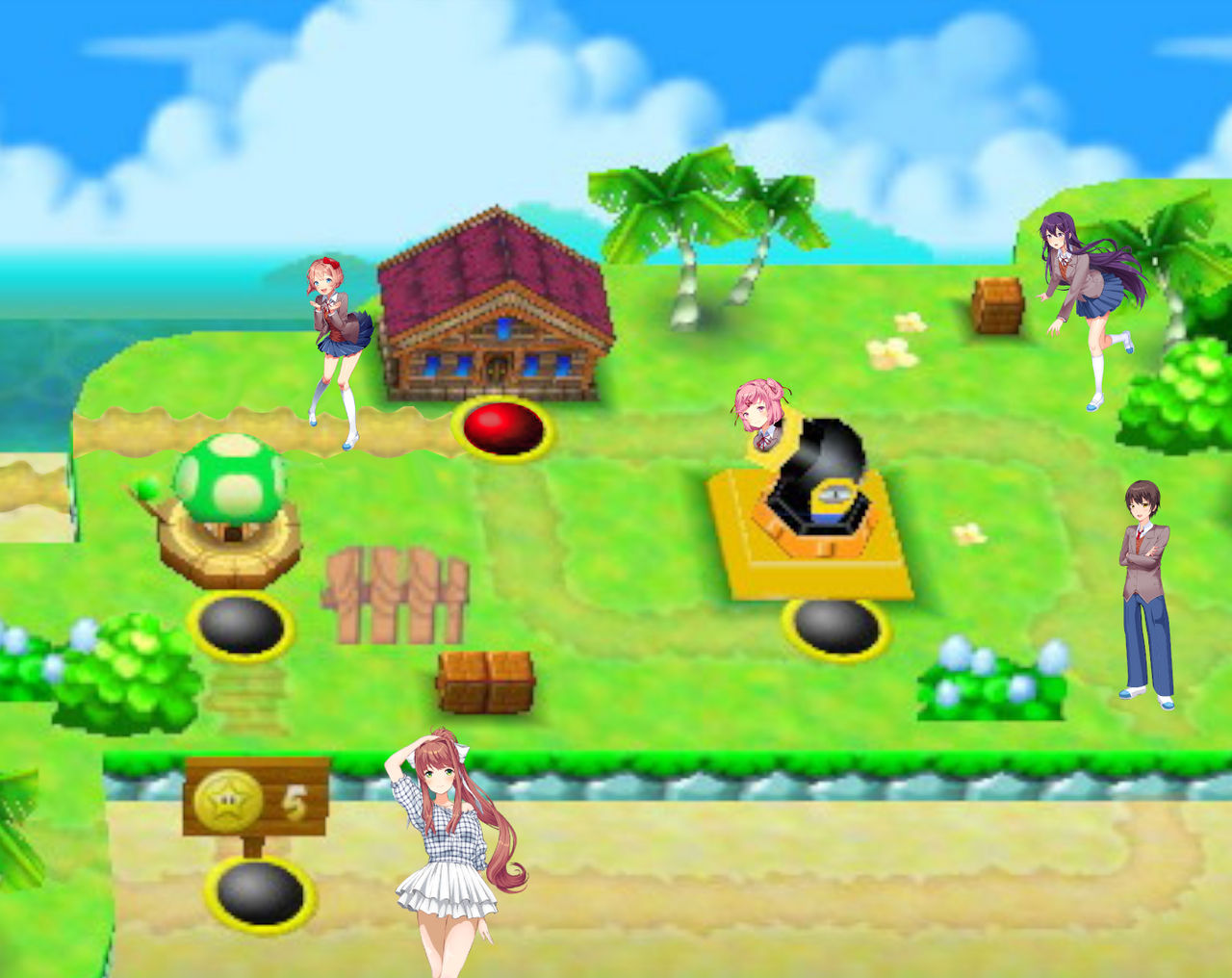 Dochi Mario all of the dokis in super mario by lonmnr36 on DeviantArt