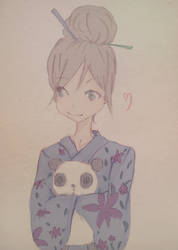 girl in yukata