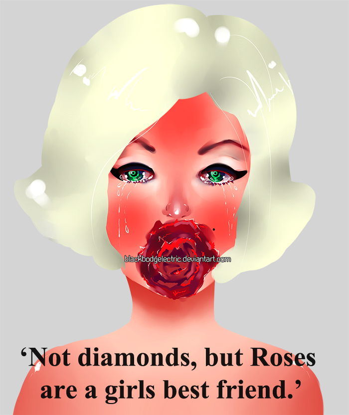 MARILYN LOVES ROSES