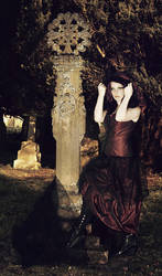 Amus Dress with Jodie in it in a Graveyard woooooo