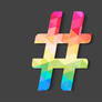 Free-geometric-hashtag-vector-icon