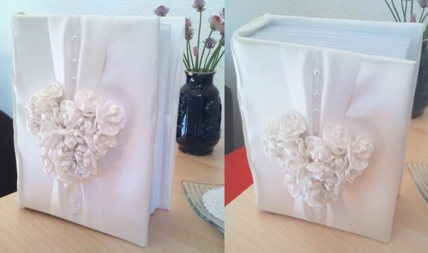 selfmade Wedding guest book