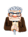 Carl- Pixar's Up by phychoticsilence