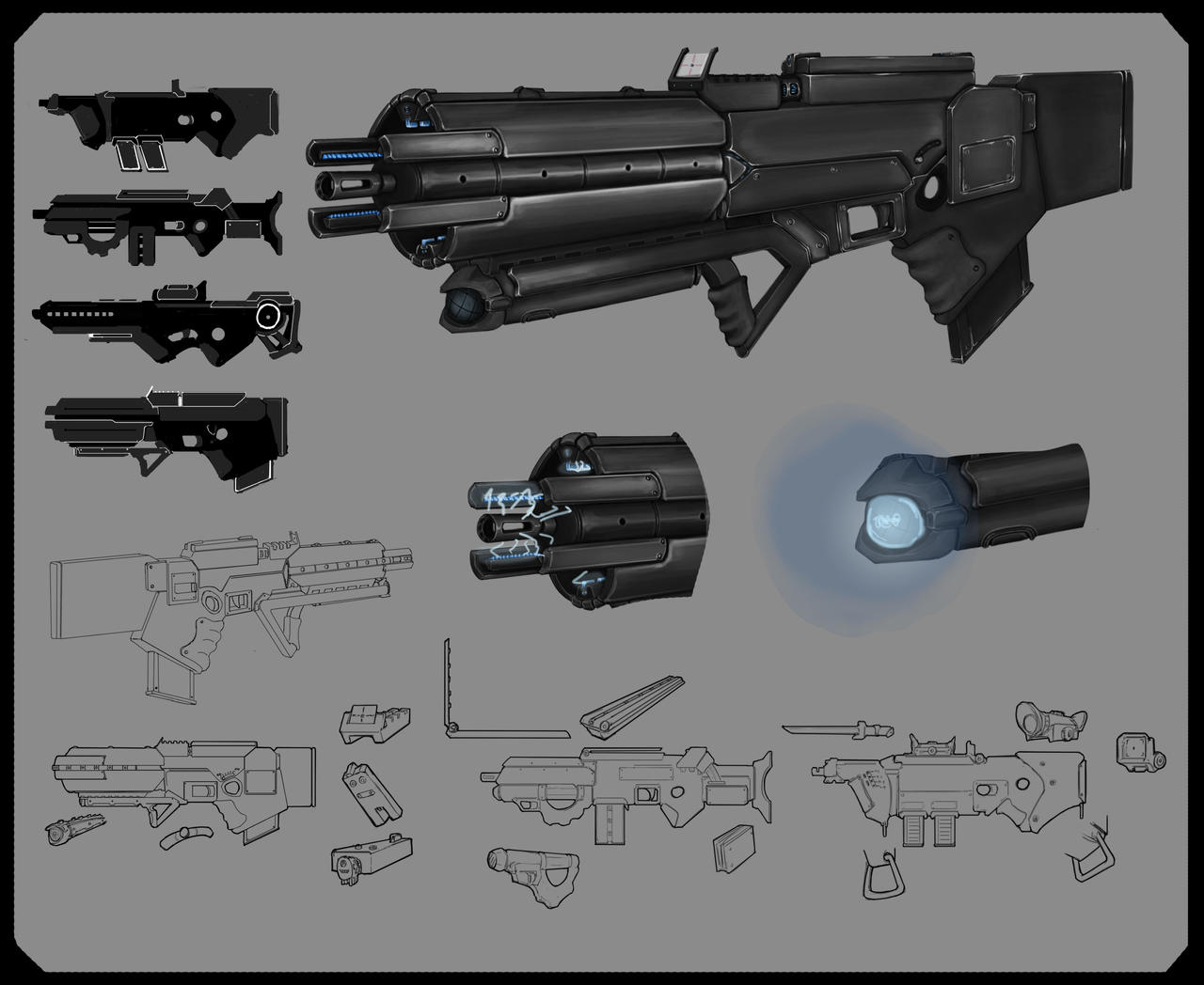 Gauss Rifle Blueprint Gauss Rifle by Orge1032 on DeviantArt