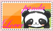 Panda Lover Stamp